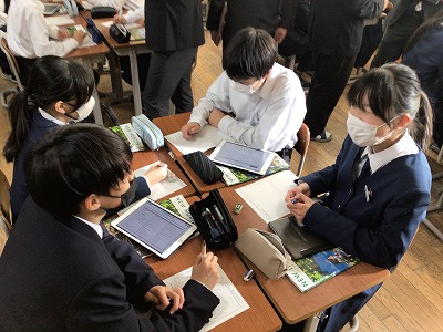 令和７年１月22日（水）　英語の授業を公開しました