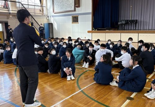 令和７年２月10日（月）　卒業まで、あと16日…