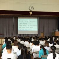 令和７年６月25日（水）　３年生 第１回進路説明会