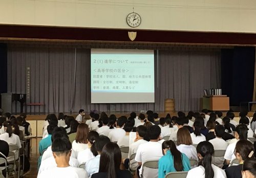令和７年６月25日（水）　３年生 第１回進路説明会