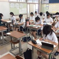 令和７年７月22日（火）　夏休みも自習室で頑張っています！