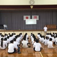 令和７年10月６日（月）　２年生 MIRAI’s講話　〜第１日目〜