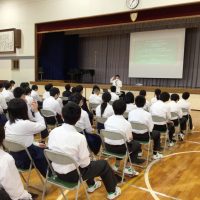 令和７年11月18日（火）　がん教育講話　〜正しい知識を身に付ける〜