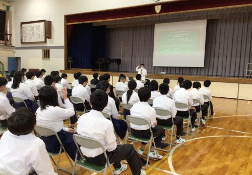 令和７年11月18日（火）　がん教育講話　〜正しい知識を身に付ける〜