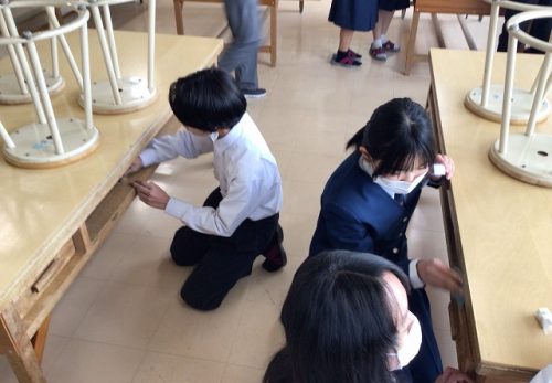 令和８年１月26日（月）　生徒有志による校内点検