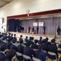 令和８年２月26日（木）　３年生　卒業式練習