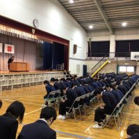 令和８年３月２日（月）　卒業式全校練習