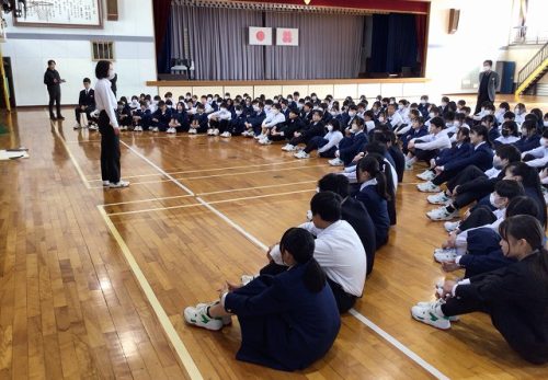 令和８年３月９日（月）　３年生の思いを胸に、在校生の新しい一歩