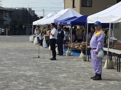 島地区防災訓練