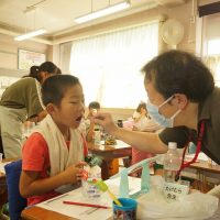 歯と口の学習！自分の口の中の探検に！