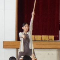 早田太鼓の練習