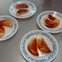 柿とチーズの春巻き