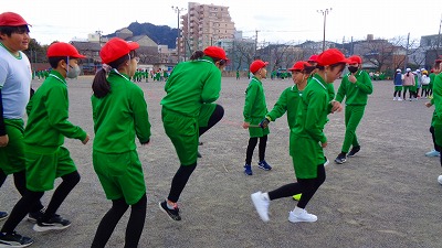 大なわ ８の字跳び記録会