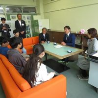 R7　岐阜市長が本校を訪問されました
