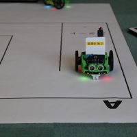 Ｒ７　プロットカーのプログラミングを体験しました