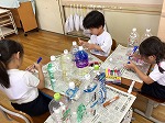 ペットボトルツリー制作