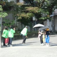地域の皆さんとも”おはようございます”