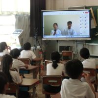生徒会サミット　先輩が報告してくれました