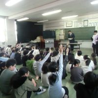 常磐小を柴橋市長さんが訪問！