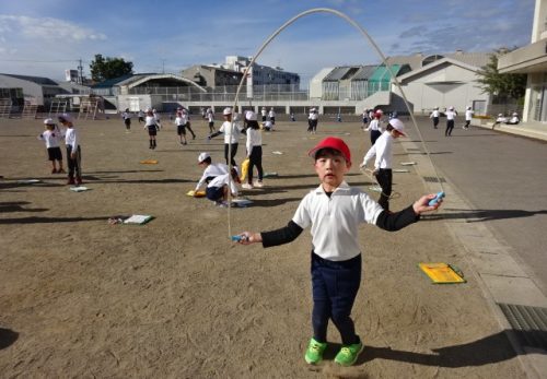 （１１月６日）なわとび、上手になりました。