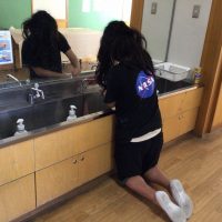 （３月４日）６年生の立つ鳥活動